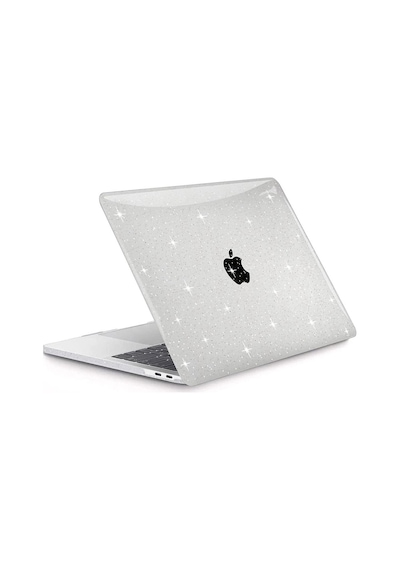 Macbook Neo 13 İnç A3404 İle Uyumlu Parlak Simli Şeffaf Kılıf Kapak Koruma Diğer