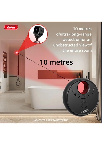 Xo Crp02 Gizli Kamera Dedekötürü, Kızılötesi Dedektör, Otel, Ofis, Toplantı Alanlarında Güvenli