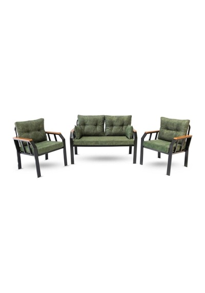 Tu Tienda Nergiz 2 1 1 Bahçe Balkon Mobilyası,yeşil Yeşil
