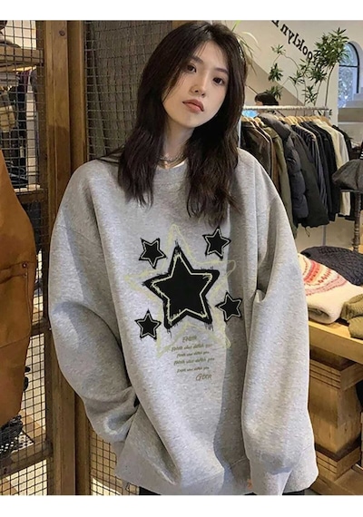 Kozia Outdoors Malkoçbey Gtxr Baskılı O Yaka Oversize Unisex Swetşhirt Gri Gri