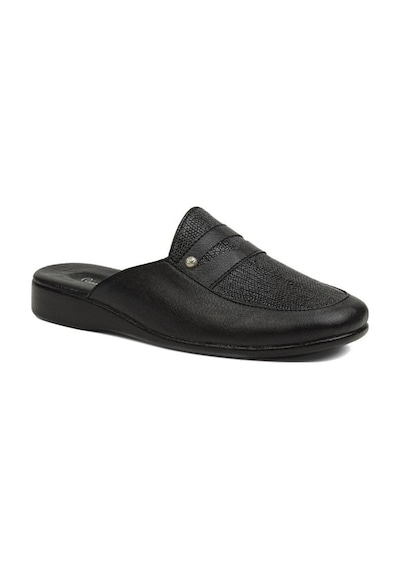 Pierre Cardin Pıercardın Pc-0288 Sıyah Kroko Erkek Terlik Siyah