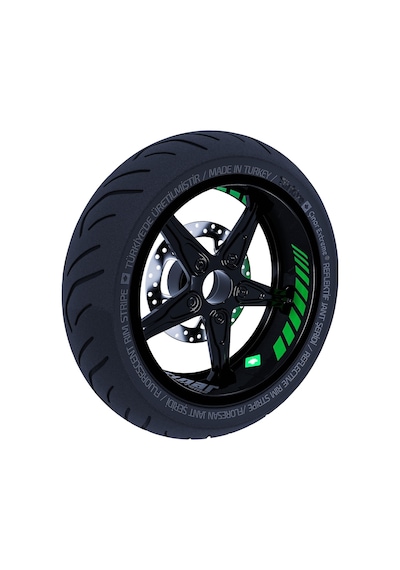 Gp Racing Orman Yeşili İç Jant Şeridi Sticker Çınar Extreme