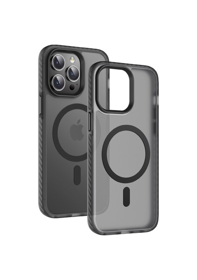 Zeyline Apple Uyumlu iPhone 14 Pro Mat Arka Yüzey Wireless Şarj Özellikli Zore Locik Kapak-derin Mor