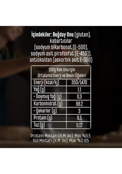 Tellioğlu Kek Kurabiye Unu 1 Kg Diğer