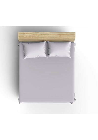 Maki Home %100 Pamuklu Gri 200x200+2 50x70 Battal Boy Lastikli Çarşaf Gri