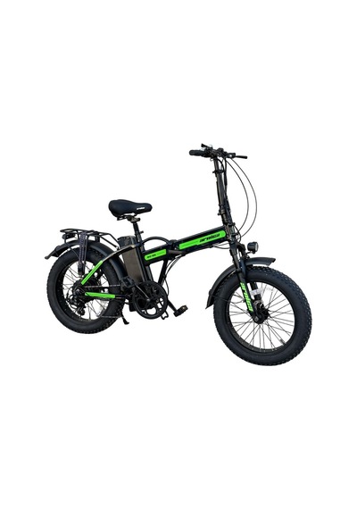 Arnica Hmz550 Kalın Teker Katlanır Elektrikli Bisiklet Siyah