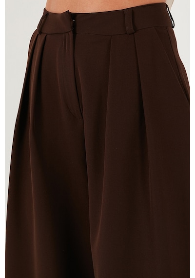 Lela Bayan Pantolon 6522016 Kahve Kahve
