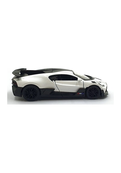 Kinsmart 1:36 Ölçek Metal Bugatti Divo Diecast Çek Bırak Araba Beyaz