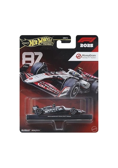 Hot Wheels F1 2025 Formula 1 Takımları 8'li Araç Seti Ferrari Mercedes Mclaren Haas Kırmızı
