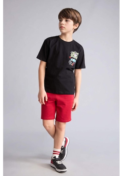 Defacto Oversıze Sweatshirt Kumaşı Şort Erkek Çocuk H2027a826smbr244 Kırmızı-br244 Defacto Oversıze Sweatshirt Kumaşı Şort Erkek Çocuk H2027a826smbr244 Kırmızı-br244