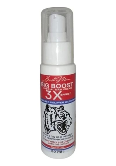 Big Boost Best Man Erkekler Ozel 3xeffect Geciktirme Sertleştirme Büyütme Kremi 50 Ml X 1 Adet