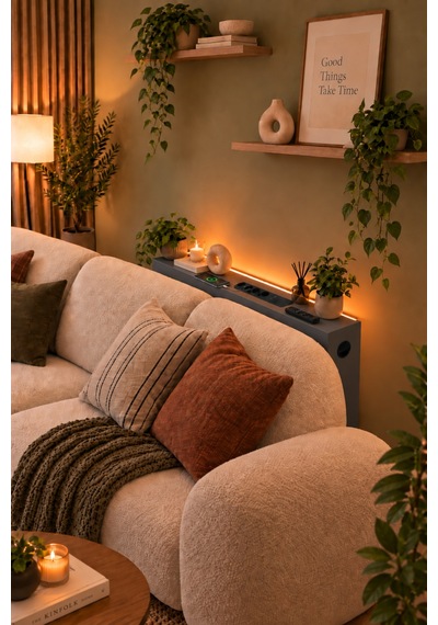 1. Sınıf Antrasit Mdf Auratech Led Li Koltuk Arkası Dresuar Prizli Şarjlı Raf Konsol 100x80x12 1. Sınıf Antrasit Mdf Auratech Led Li Koltuk Arkası Dresuar Prizli Şarjlı Raf Konsol 100x80x12