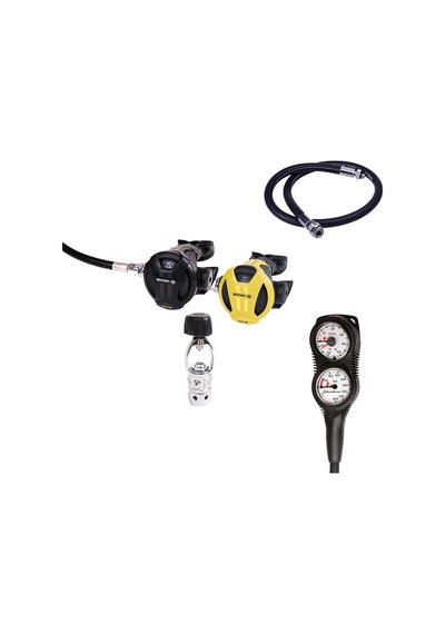 BEUCHAT Regülatör Set 1DIVE+Ahtapot+Konsol+Kamçı DIN