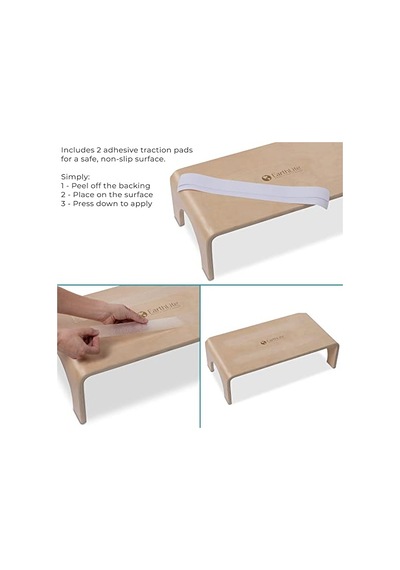 Küçük Holztritt 10 Cm Yüksekliğinde Sağlam, Sağlam Ahşap Çok Renkli