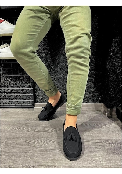 Knack Loafer Erkek Ayakkabı 007 Siyah (539903293) Çok Renkli