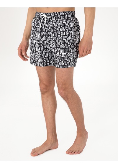 Pierre Cardin Erkek Siyah Deniz Şortu 50307957-vr046 Siyah