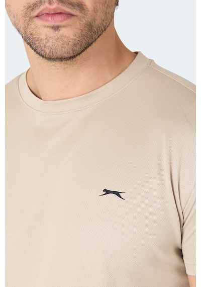 Slazenger Omar Ktn Erkek Ekru Tişört Ekru