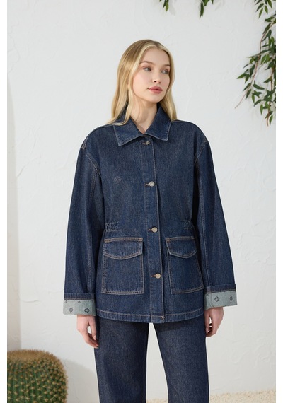 Aker Lacivert Denim Ceket Lacivert Lacivert