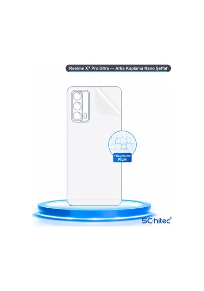 Realme X7 Pro Ultra Uyumlu Arka Yüzey Hidrojel Koruyucu Film