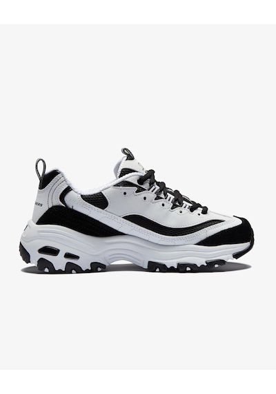 Skechers Dlites March Forward Kadın Ayakkabı 13148-wbk Beyaz - Siyah