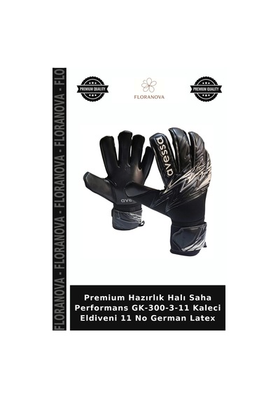 Premium Hazırlık Halı Saha Performans Gk-300-3-11 Kaleci Eldiveni 11 No German Latex Çok Renkli
