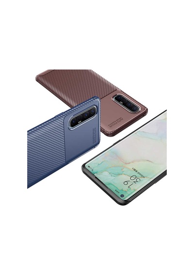 Oppo Reno 3 Pro 5g Kılıf Zore Negro Silikon Kapak Siyah