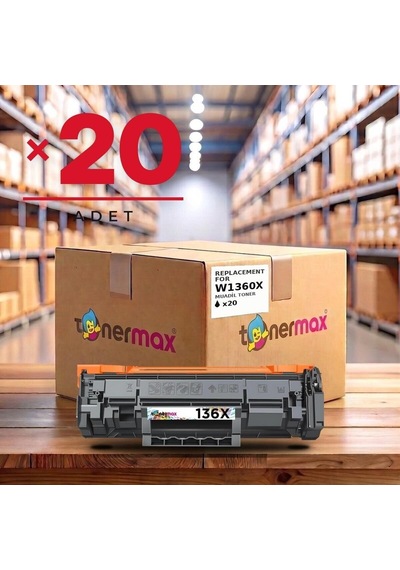 Hp Laserjet Mfp M236d Uyumlu  Toner Çipli W1360x 20'li 2.600 Sayfa