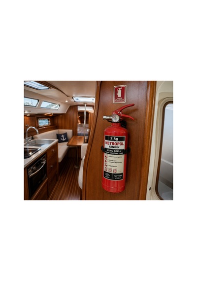 Denizcilik/marine Sörvey Sertifikalı 2 Kg Abc Kuru Kimyevi Tozlu Yangın Söndürme Tüpü - 910443070