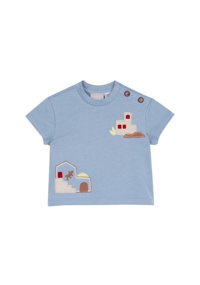 Chicco Erkek Bebek Kısa Kollu Tişört 09101147000000 000025 Mavi