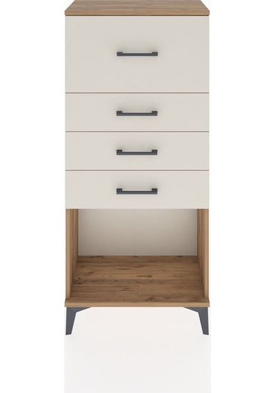 Hyperion Dolap 4 Çekmeceli 60x44x134 Çam-aytaşı Çam