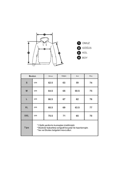 Tarzsokak Unisex Beyaz Essentials Sweatshirt Trndz204