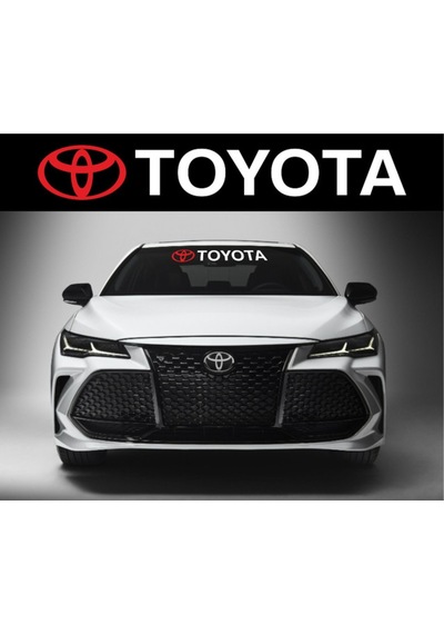 Toyota Ön Cam Sticker Yapıştırması Araba Sticker V2