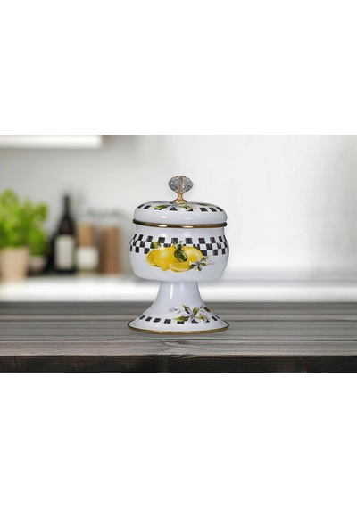 Lemon Emaye Ayaklı Şekerlik Diğer