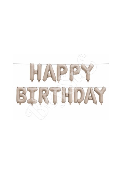 Happy Birthday Folyo Banner Pudra