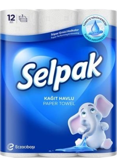 SELPAK HAVLU 12 RULO