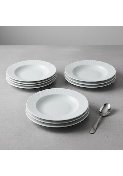Güral Sembol 6 Parça 19 Cm Çukur Yemek Tabağı 5303590