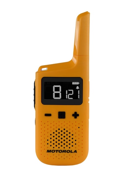 Motorola T72-s 8 Km Menzilli Pmr446 İkili Telsiz Seti Sarı