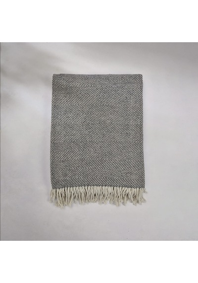 Moe Tek Kişilik Battaniye Gri 150x200 Cm Renkli