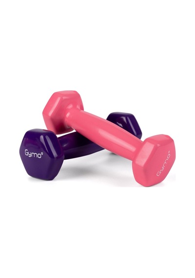 Gymo Hex Shape Vinil Dambıl 2x500g Pembe