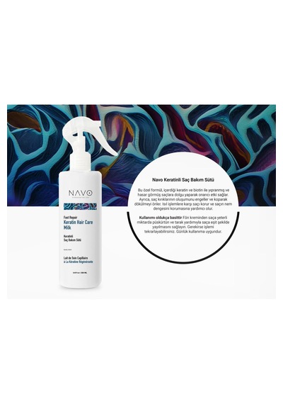 Keratin Biotin Hızlı Onarıcı Ve Dökülme Önleyici Saç Bakım Sütü / Sıvı Saç Kremi 250ml