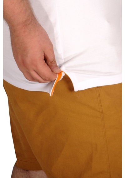Mode Xl T-Shirt Polo Likralı Fermuarlı Yaka 21029 001