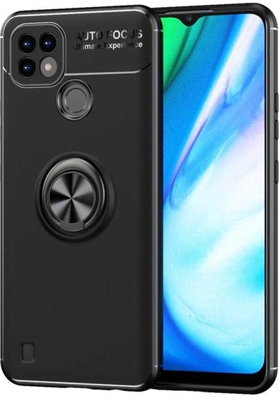 Realme C21 Kilif Yüzüklü Standli Manyetik Kamera Korumli Silikon 497712811