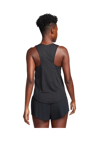 Nike Dri Fit Aeroswift Running Adv Singlet Tank Top Black Lazer Kesim Koşu Atleti Siyah