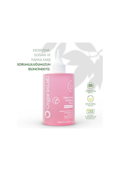 Organixlab Clean Pore Purifying Gözenek Arındırıcı Tonik 200 ML