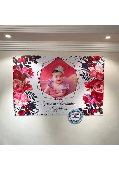 Doğum Günü-Baby Shower-Diş Buğdayı-Bebek Mevlüdü Branda Afiş (262554132)