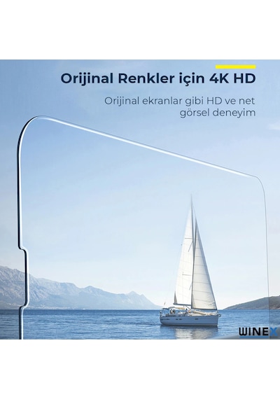 İphone 15 Plus İle Uyumlu Ön Darbe Emici Hd Ekran Koruyucu Kaplama