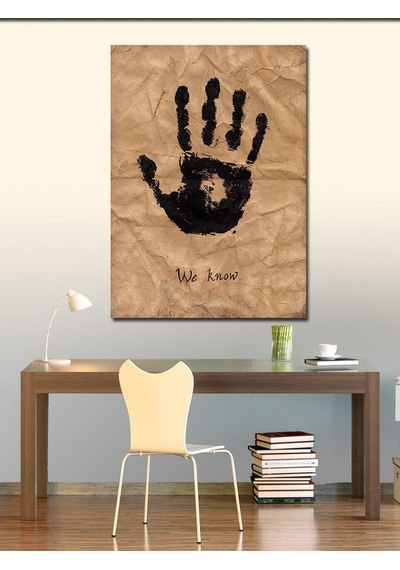 Kanvas Tablo We Know Skyrim 50cmx70cm