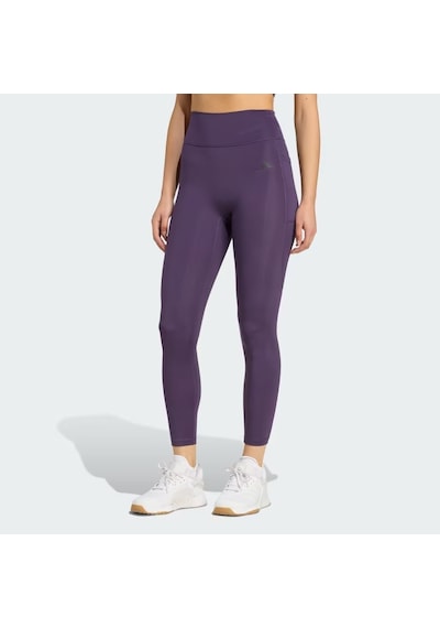Adidas Optime Essentials No Front Rise Seam 7/8 Kadın Tayt Jy4818 Mor