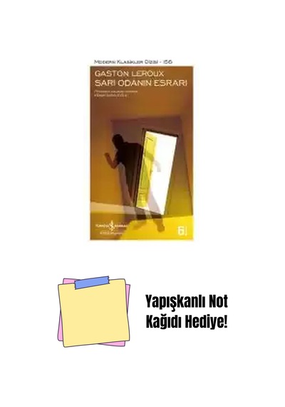 Sarı Odanın Esrarı + Yapışkanlı Not Kağıdı