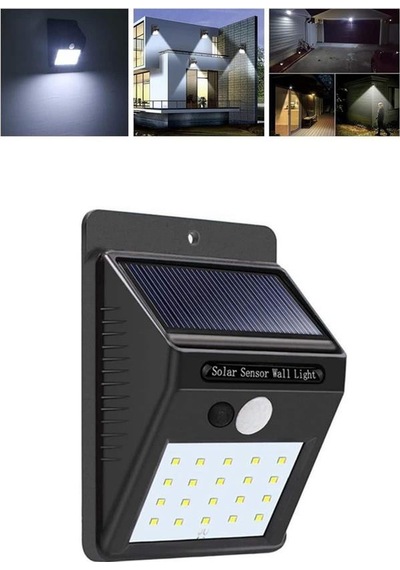Solar Dekoratif Lambası Sensörlü Led Işık Bahçe Aydınlatma - Lisinya Diğer